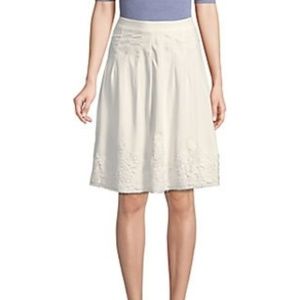 Karl Lagerfeld Paris Pleated Lace Skirt
